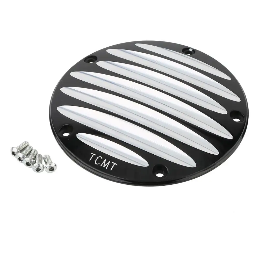 Motorcycle Black 5 Hole Point Timing Cover For Harley Twin Cam 1999-2016 Dyna Street Bob Super Glid