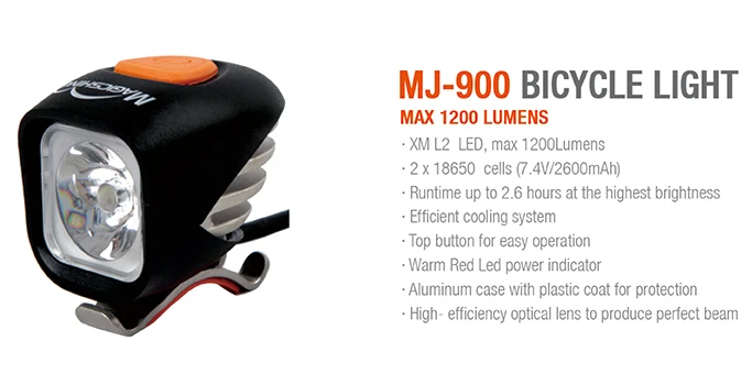 Flash Deal MagicShine MJ900 1200 Lumen LED Bike Light including battery 0