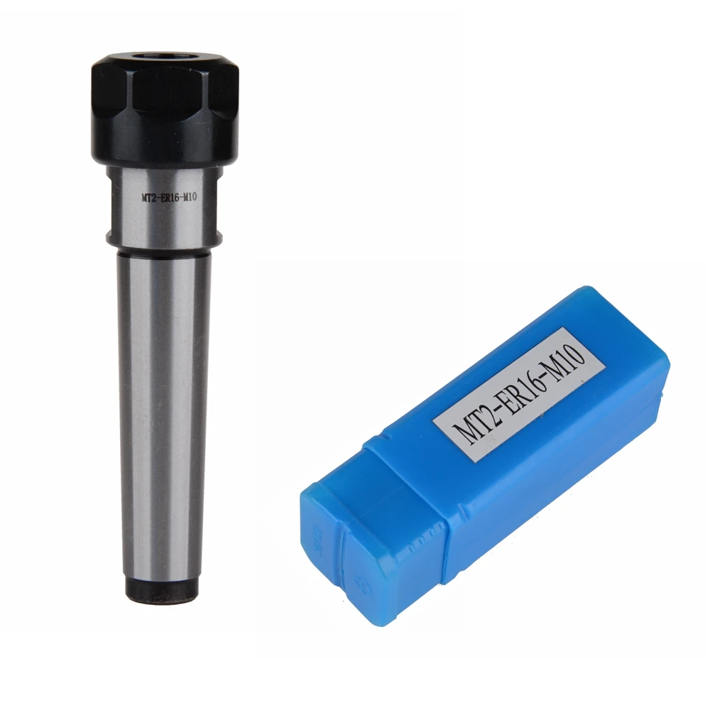 

New Precision MT2 ER16 m10 collet chuck Morse taper Toolholder MT2-ER16 m10 collet chuck Holder