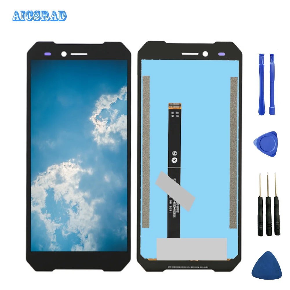 

original AICSRAD New Touch Screen LCD Display LCD Screen For Oukitel WP1 Replacement Parts + Disassemble Tool+3M Adhesive