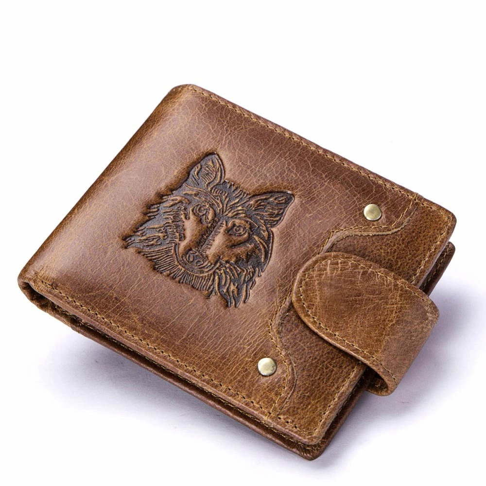 

Genuine Leather Men Wallets Coin Pocket Zipper Men's Fashion Wallet with Coin High Quality Male Purse Cartera Portomonee