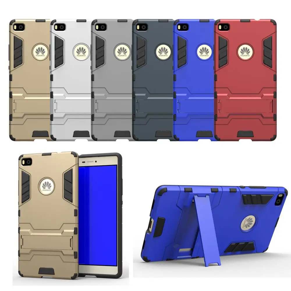 Shockproof Stand Hard Phone Cases for Huawei P8 GRA UL10 UL00 CL00 CL10 Case Rugged Holster Cover Protect Outdoor Coque |