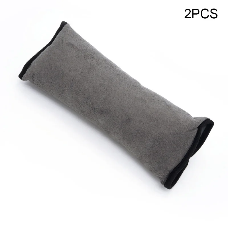 2Pcs Soft Suede Seat Belt Shoulder Pad Shoulder Strap Covers for Kids Adults