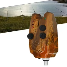 4 LED Sound-light alarm High Sensitivity Fish Bite Electronic Alarm Bell Lightweight Water Resistant Fishing Throwing Rod M20