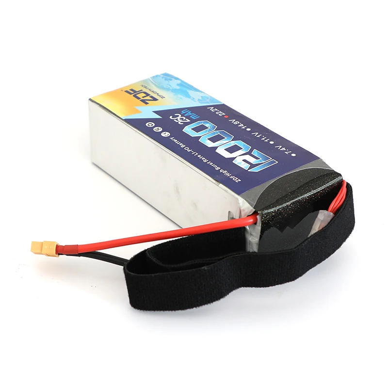 ZDF power RC Lipo батарея 6S 22,2 V 12000mAh 25C-50C для радиоуправляемого вертолета дрона FPV БПЛА машина для защиты растений