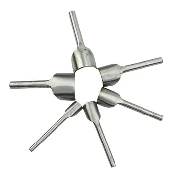 

6pcs/set Hot Sale DIY Leather Craft Half-Round / V Shape Cutter Punch Strap Tools For Belt Wallet End 15MM-45MM