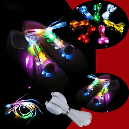 

Light Up Shoelaces LED Laces Party Flashing Shoe Nylon Shoelace Glowing Party Supplies