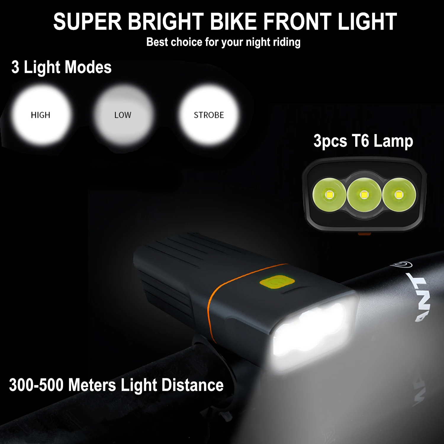 15000Lum 3* L2/T6 Водонепроницаемый головной светильник USB Перезаряжаемый Встроенный 5200 мАч 3 режима велосипедный светильник Аксессуары для велосипеда задний светильник