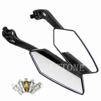 

New Universal Scooter Rearview Mirrors Pair Moped ATV Motorcycle Backup Mirror #1