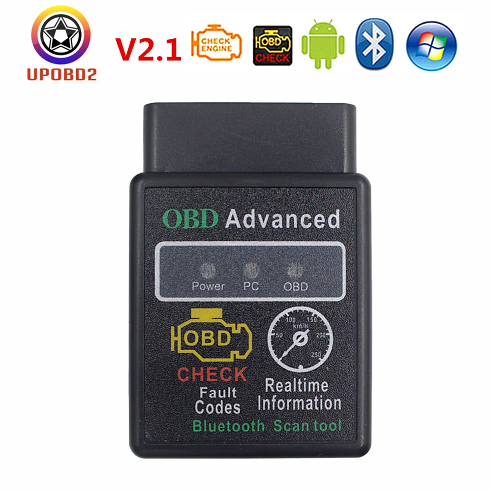 HH OBD elm327 V2.1 HHOBD Vgate Bluetooth ELM327 CAN Scanner Tool for ...