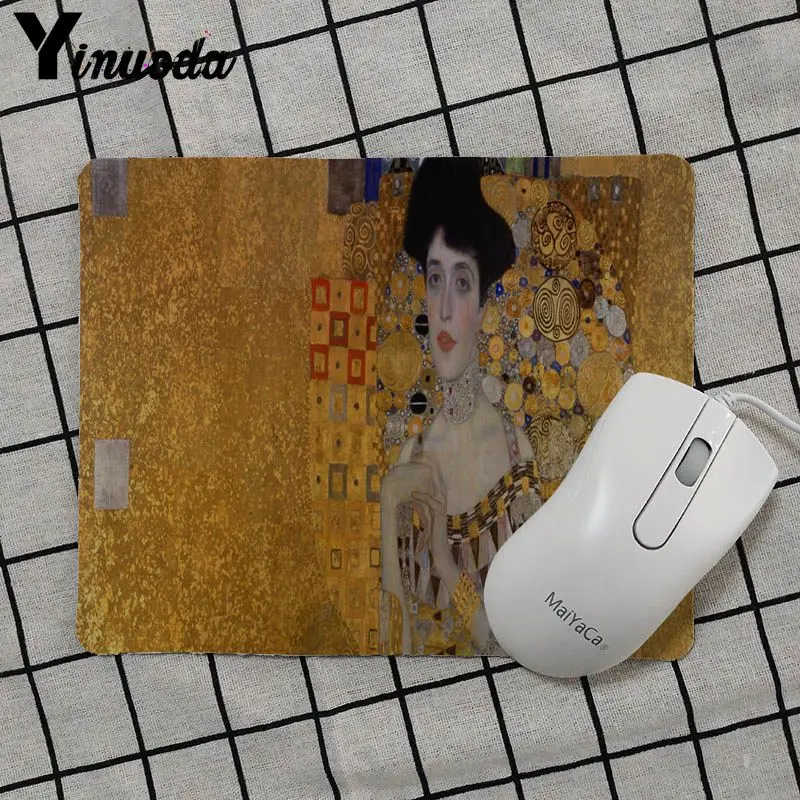 Yinuoda the kiss Gustav Klimt художественная живопись резиновая мышь прочный Настольный