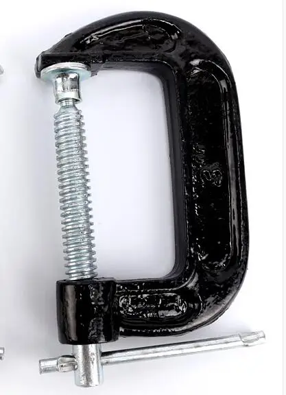 

Free shipping of 1pc 2"-8" heavy duty G clamp G type steel clip fixture woodworking clamping tools hardware tool clamp