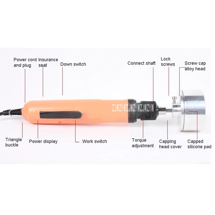 SF-1600 ручной электрический шуруповерт Кепка ping машина Электрический винт крышка 220 В 90 Вт 4,0-40 кг. см 900р/мин 10-50 мм Горячая