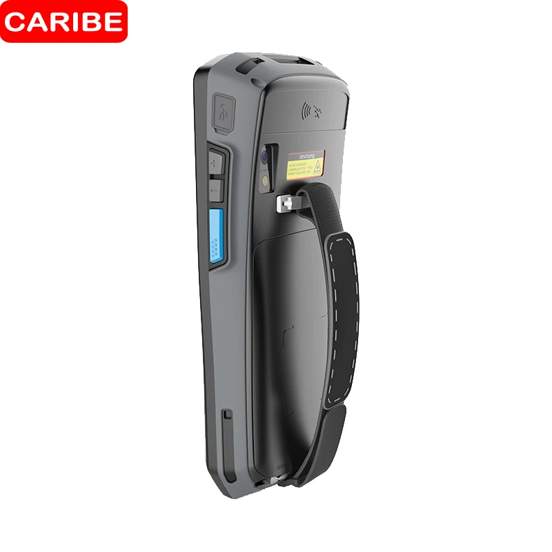  CARIBE 1D 2D Barcode Scanner Industrial PDA Wireless Android PDA with Built in Thermal Printer GPS 