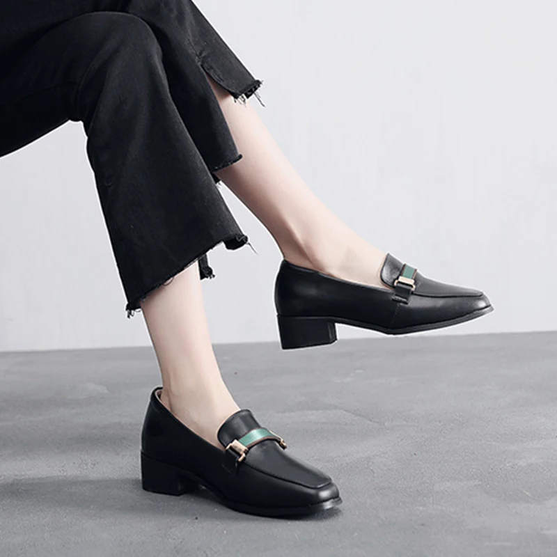 black Simples En Dames Slipon Baskets Chaussures Like Printemps Femmes Mocassins Femme other You Cuir 2019 Color Pour Oxford Beige Véritable D'été De H9b2eWDYEI