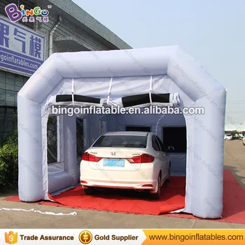 

26*13feet Portable inflatable spray paint booth with filter, grey inflatable spray booth customize available toy tent