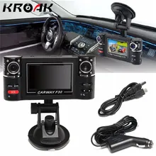 Full HD 1080 P автомобиля Камера Регистраторы Автомобильный видеорегистратор Двойной объектив DVR 2.7 дюймов 2 Камера S dashcam цифровой видео Dual тире Камера Ночное видение