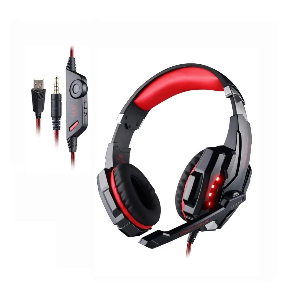

3.5mm Gaming Headphone Earphone Gaming Headset Headphone Xbox One Headset with Microphone LED Light for PC PS4 Laptop CellPhone