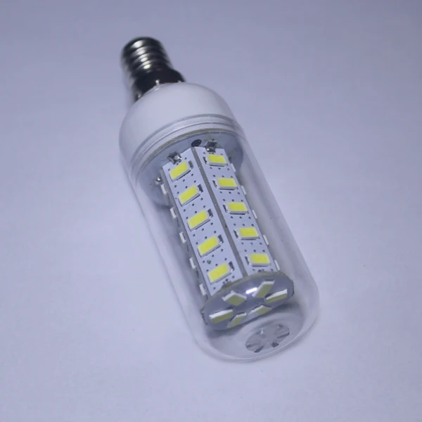 5 шт./лот высокое Мощность E14 5730 SMD 36LED 12 Вт 220 В 230 В 240 В Кукуруза лампочка Spotlight светодиодное освещение теплые/холодный белый с крышкой