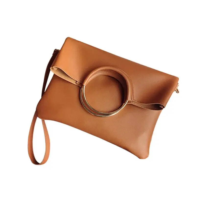 Xiniu качественная женская сумка, 2 шт., женская модная кожаная сумка-тоут, круг цепей, кольцо, сумки на плечо с корпусом+ мини-кошелек - Цвет: D