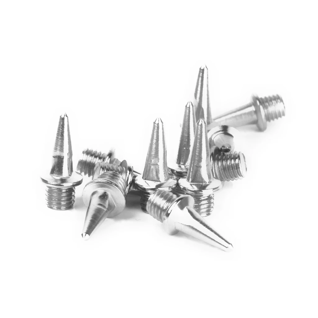 MagiDeal 60pcs Track Running Shoes Spikes Replacement Pyramid 13 mm Value Pack Replacement Metal Spikes Athletic Replacement