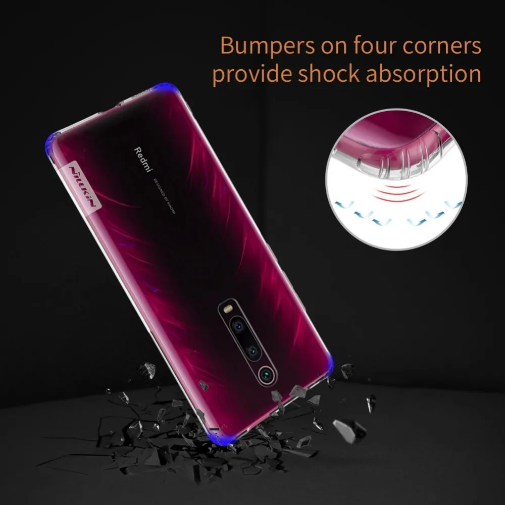 Чехол из ТПУ для Xiaomi Redmi K30 Pro /K30 5G NILLKIN Nature прозрачный силиконовый мягкий чехол