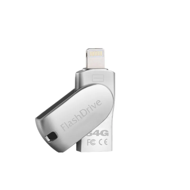 Флеш-накопители LL TRADER USB флеш-накопители 64 ГБ для iOS, iPhone, iPad, iPod, Android, память OTG USB 2,0, 16 ГБ, карта памяти 32 Гб