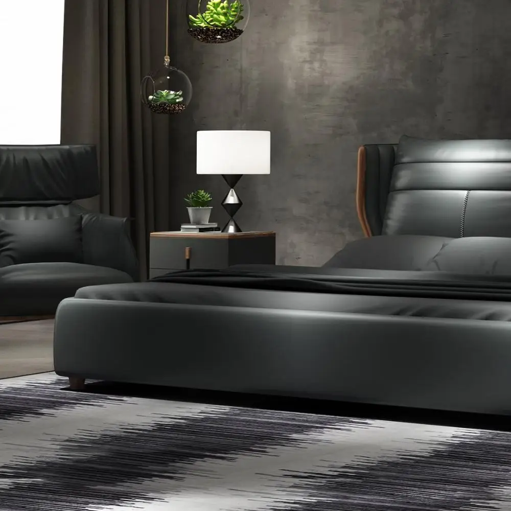 RAMA DYMASTY мягкая кровать из натуральной кожи современный дизайн кровати bett cama мода