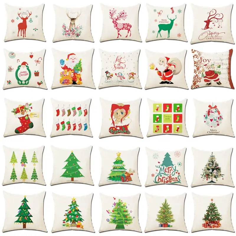 2018 Новый Дизайн Рождество подушки Home Decor Пользовательские печатных подушки броска животного подушка красочный сиденье автомобиля