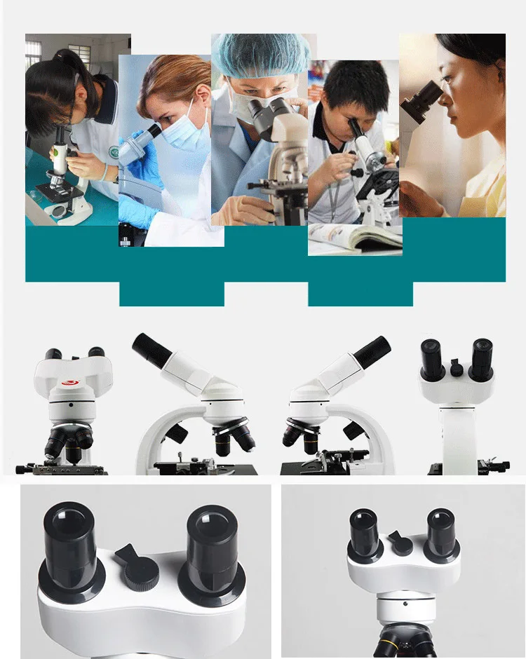 Microscope Compound Binoculars Professional Biological Microscope-2