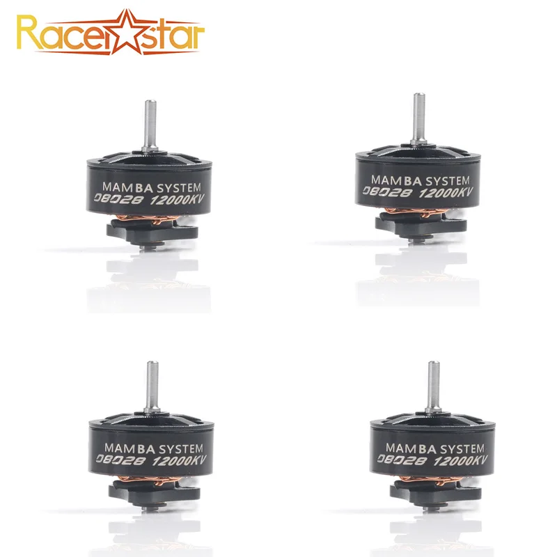 1/2/4 шт. Racerstar &amp Мамба 08028 12000KV 2S 16000KV 1S бесщеточный двигатель 1 0 мм вал и SH1.25 3PIN