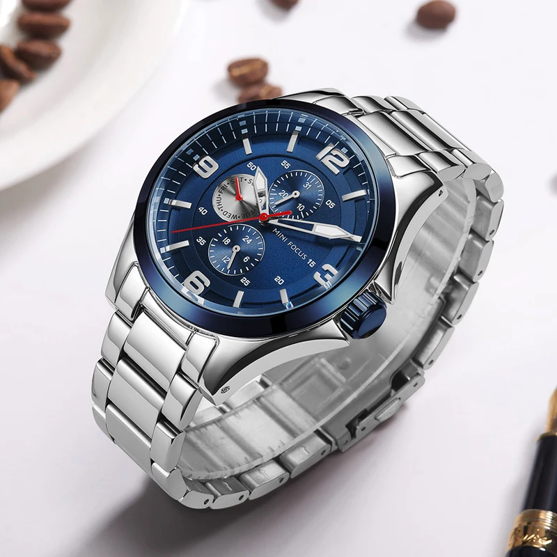 MINI FOCUS Quartz Watch for Men Waterproof_voghion.com