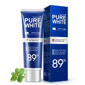 

YBOYA Fresh Cool Toothpaste Mint Leaves Gingival Toothpaste Oral Tooth Cleaning,Remove Teeth Stains Fresh Breath Care Enamel.