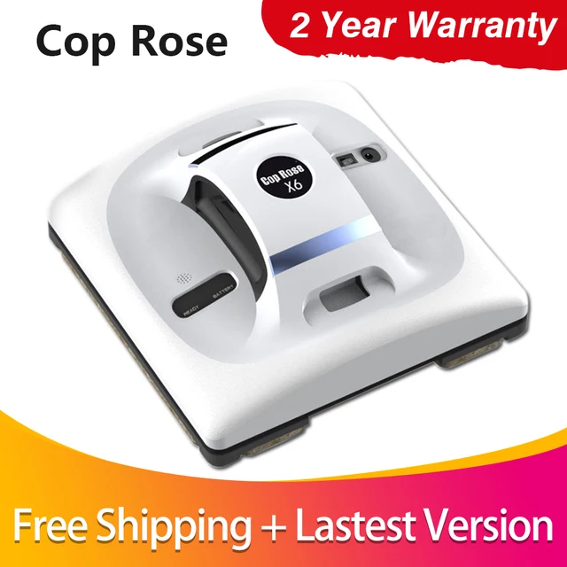 Cheap COP ROSE X6 Automatic Window Cleaning Robot,intelligent Washer,Remote Control,Anti fall UPS Algorithm Glass vacuum Cleaner Tool