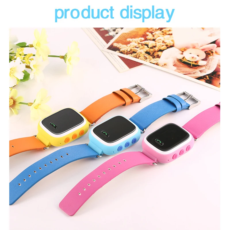 

SZHAIYU Kids Smart Watch Q523 0.96" Color Screen with GPS Tracker SOS Monitor Positioning Baby Compatible with IOS & Android