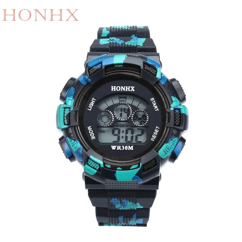 Горячая Распродажа HONHX Fabulous 2019 новые мужские цифровые светодиодные часы с