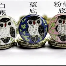 10 шт. смесь клея сова милые дети студентов и девочек женские высококачественные Цепочки и ожерелья карманные часы