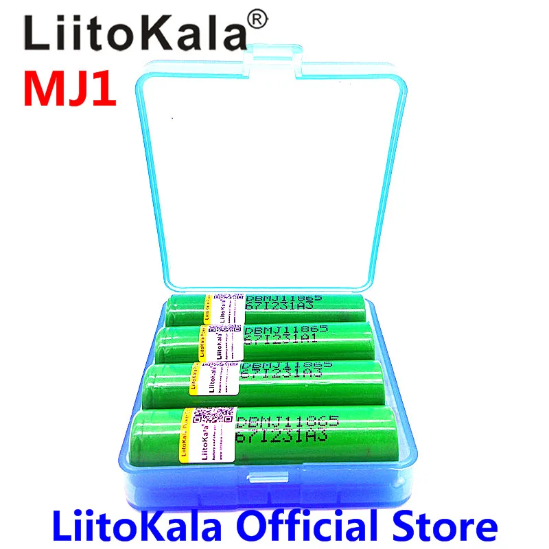 

New LiitoKala MJ1 18650 INR18650MJ1 10A discharge li-ion battery cell 3500mah INR18650MJ1 batteries