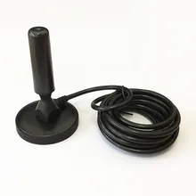 DVB-T/FM ТВ антенна 20dbi с высоким коэффициентом усиления Двухдиапазонная Внутренняя антенна присоска база 3 м кабель IEC