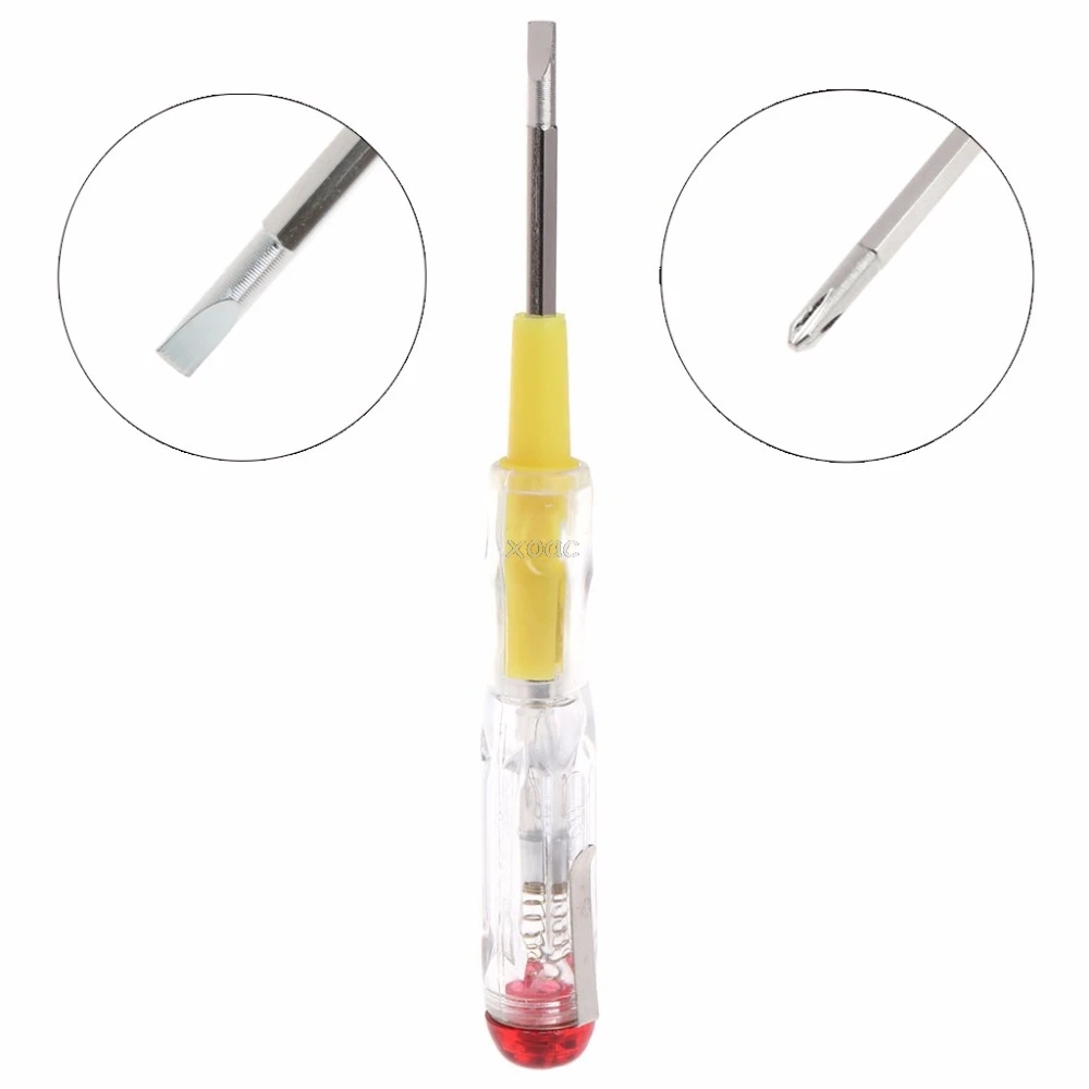 100 500V Multi function Electric Pen Slotted Screwdriver Voltage Tester A10 dropshippingin