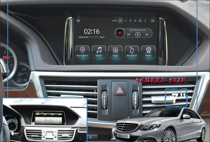 Автомобильный Android мультимедийный HD экран для Mercedes Benz E Class 2013 Радио стерео CD DVD плеер gps Nav навигационная система