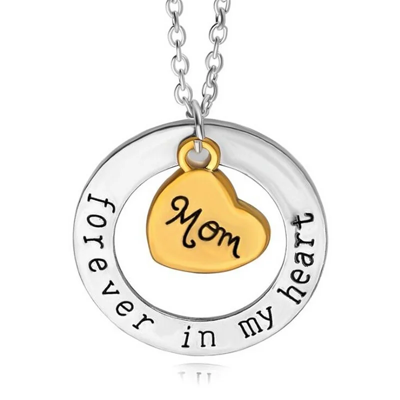 mother in my heart charm