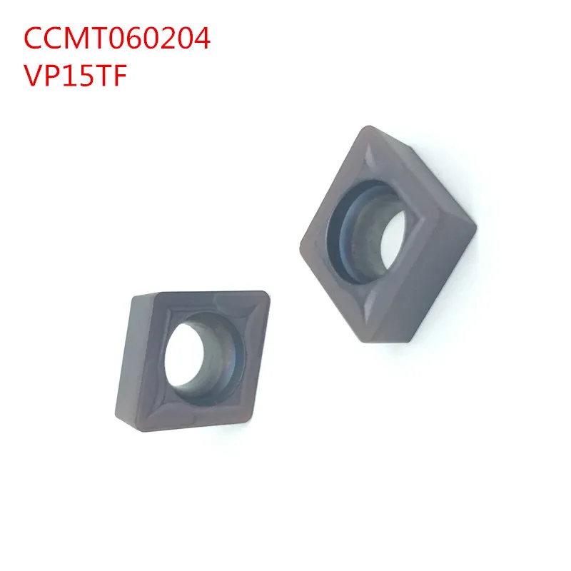 

SWIS 100pcs CCMT060204 VP15TF Original Internal Lathe cutter Turning Tools Carbide inserts arron cnc tools high quality