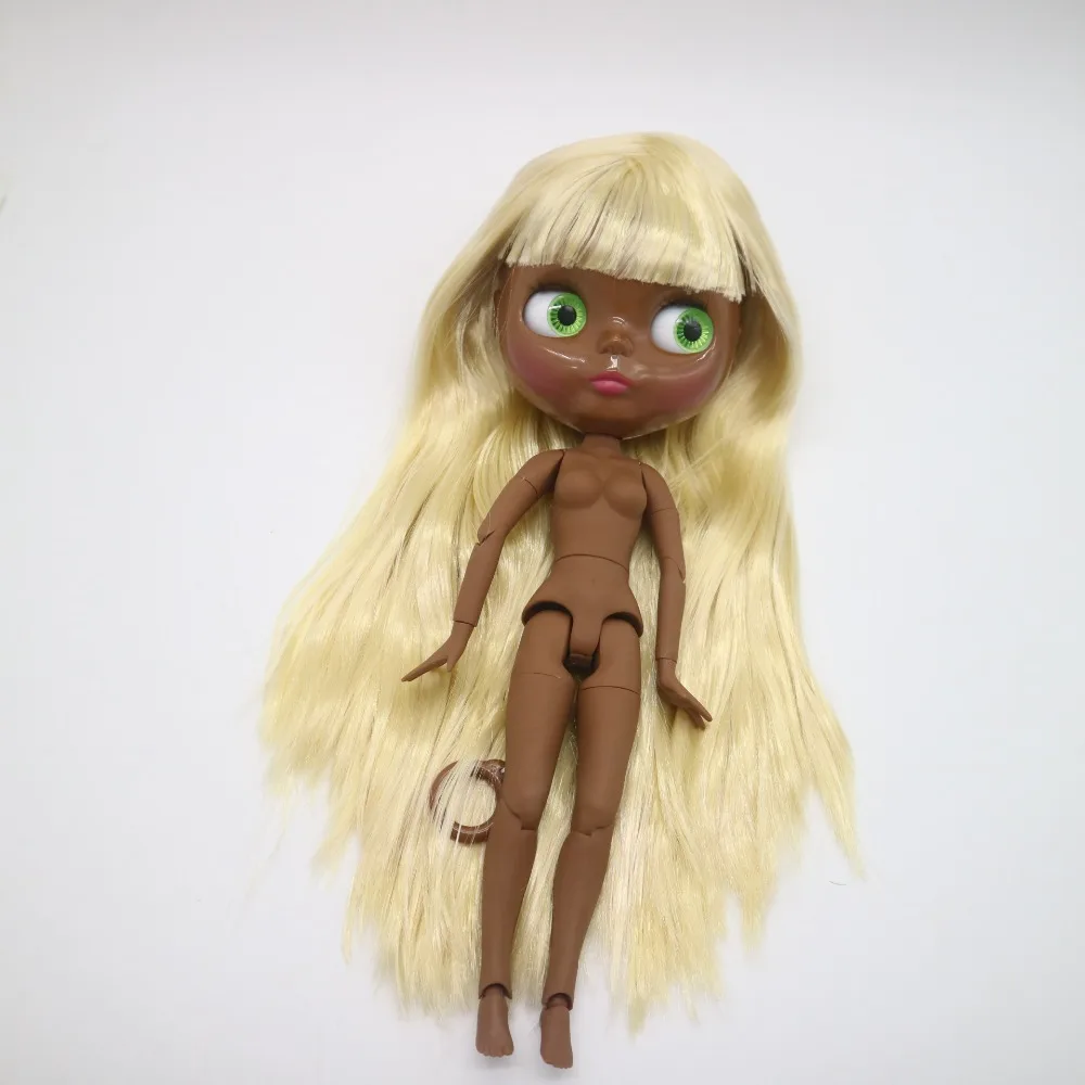 Супер черный обнаженный blyth кукла девушка куклы