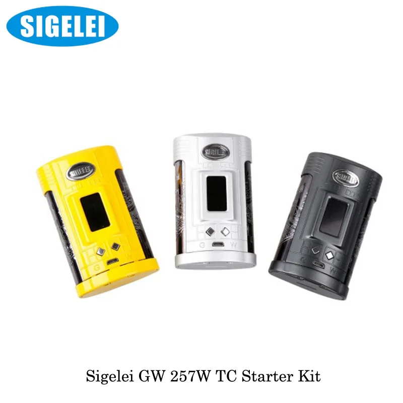 Оригинальные сигелеи GW комплект Vape коробка Mod kit 4 5 мл распылитель Контроль