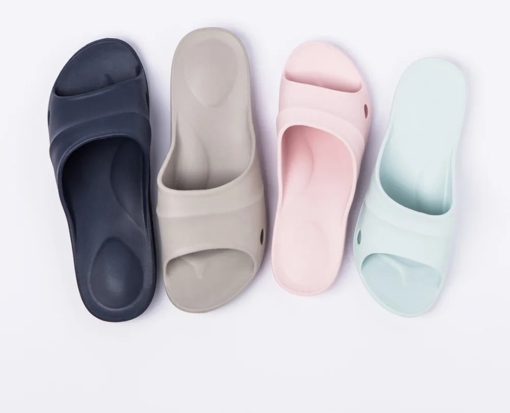 Xiaomi One cloud Lightweight bathroom slippers men women High elastic wear Soft and comfortable Home non-slip flip flop