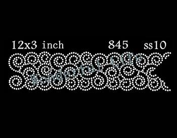 

A quality Wonderful Life Swirl Bow Rhinestone Transfer Iron on Motif Transfer Design free shipping