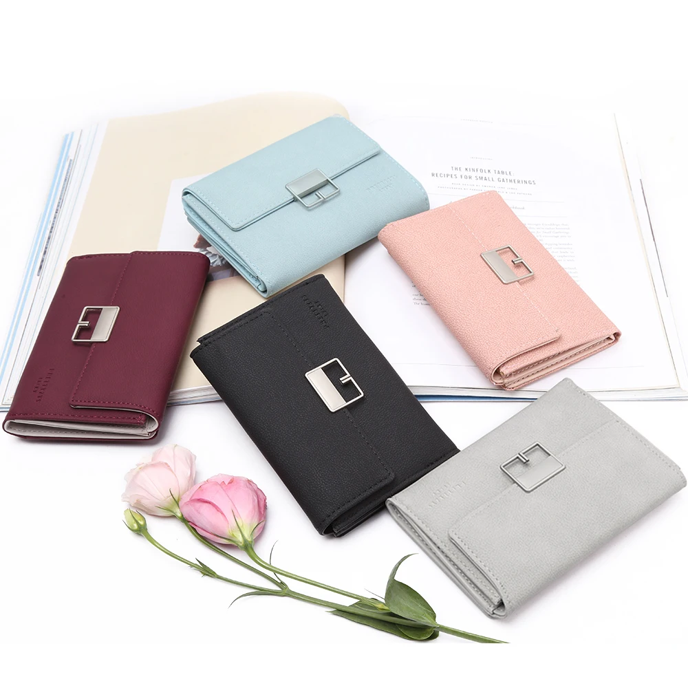 Fashion Women's Wallet Leather Female Coin Purse Short Ladies Change Purse Card Holders Luxury Brand Women Hasp Purse Money