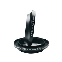 Kapkur 40 52mm adapter use for kapkur anamorphic wide angle lens telephoto lens macro lens and