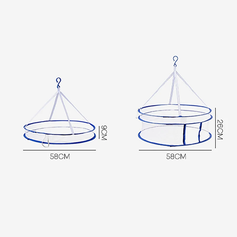 Сушилка для сушки одежды складная ветрозащитная сотовая подвесная сушилка сетка хорошая скорость вентиляции сушка для белья